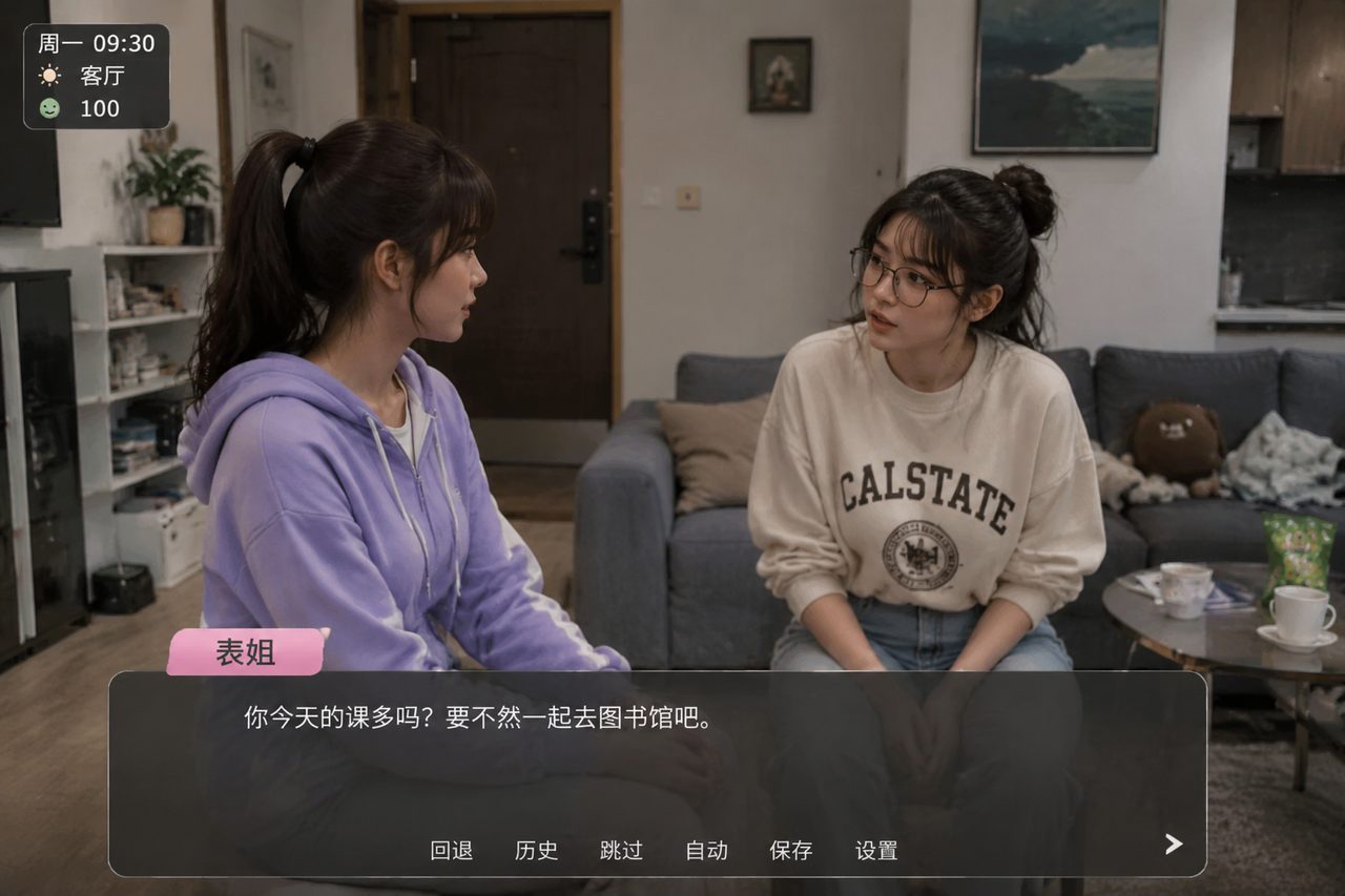 我的可爱表姐 主线事件 内容截图 1